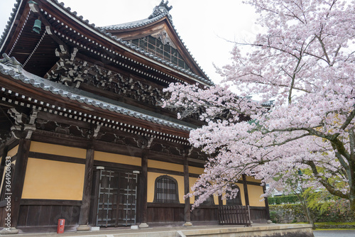 Nanzen-ji Temple in Kyoto  Japan. Emperor Kameyama established it in 1291 on the site of his previous detached palace.