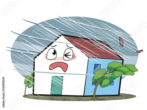 台風直撃の被害
