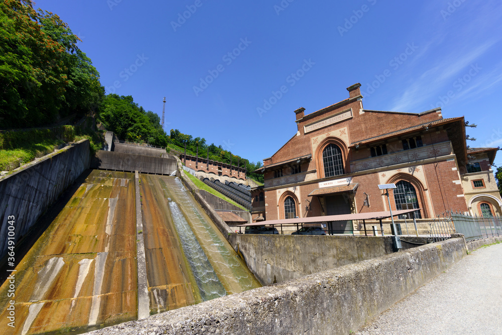 Hydroelectric plant on the Adda river at Cornate Hydroelectric plant on the Adda river at Cornate