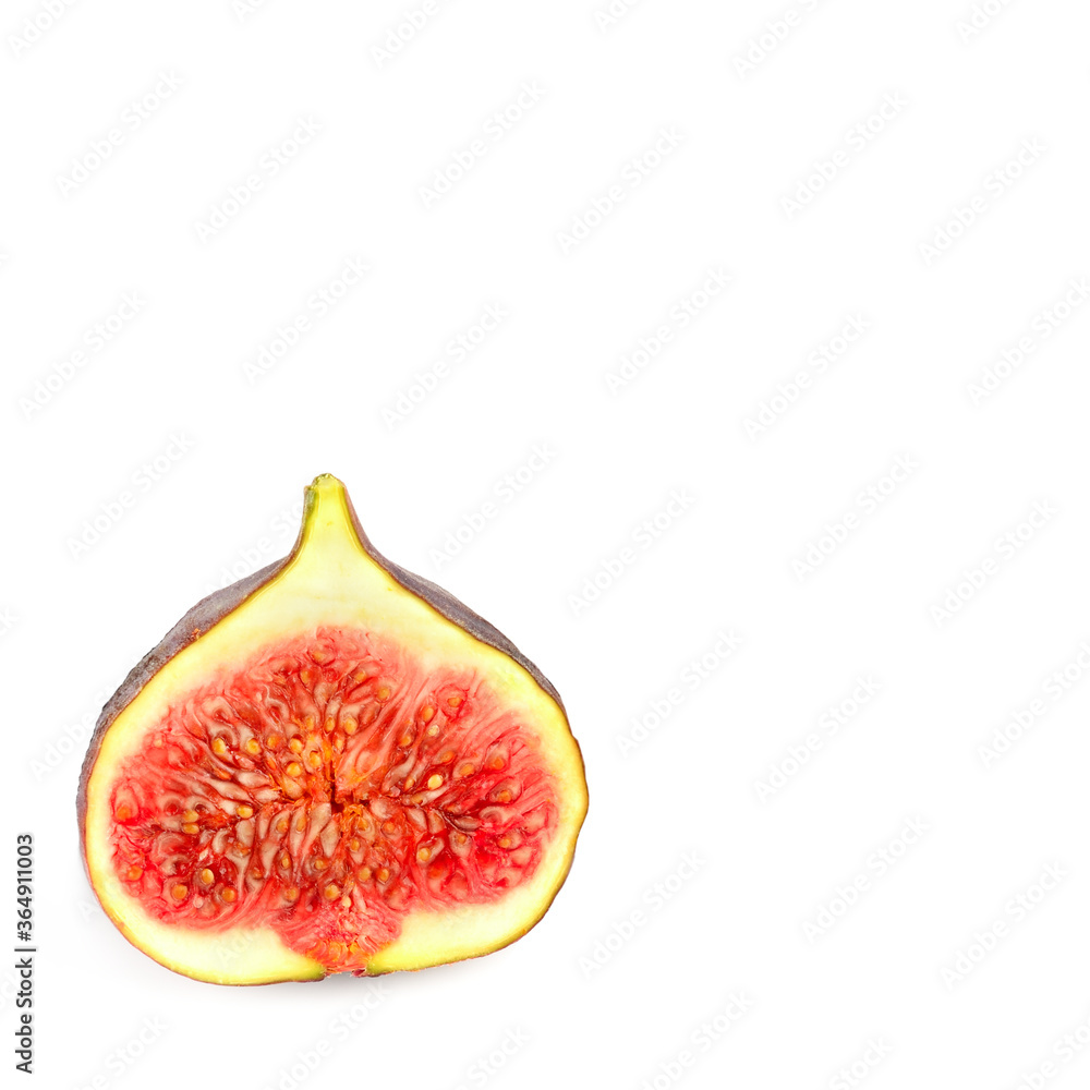 Fig Fruit isolated on white background. Free space for text. Fig Fruit isolated on white background. Free space for text.