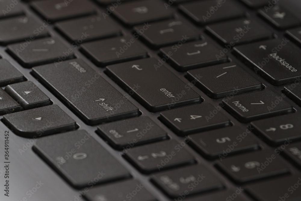 computer keyboard, Enter key close up computer keyboard, Enter key close up