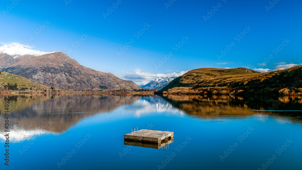 Obraz premium lake Hayes Queenstown South Island New Zealand 