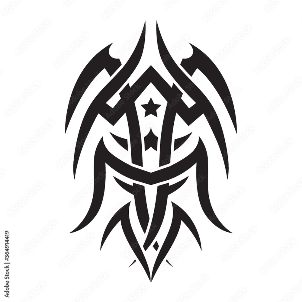 Fototapeta premium tribal tattoo