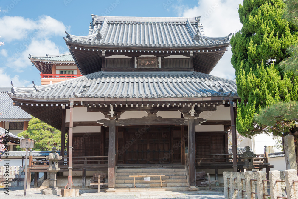 Honpo-ji  Temple in Kyoto, Japan. The Temple originally built in 1436.