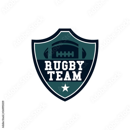 rugby label design