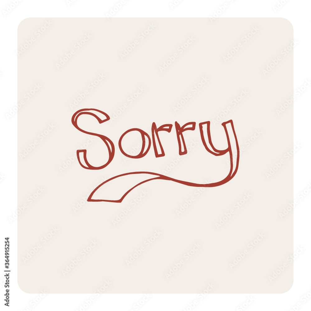sorry sorry