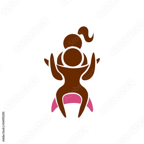 girl giving a full body massage