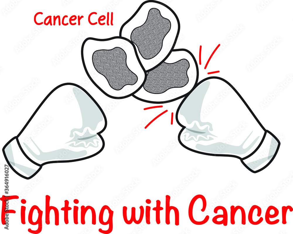 Obraz premium Fighting against cancer aids type 2 obesity building stronger immune system in the body