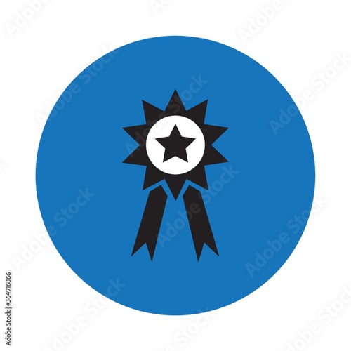 badge with ribbon