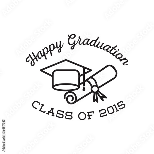 graduation label