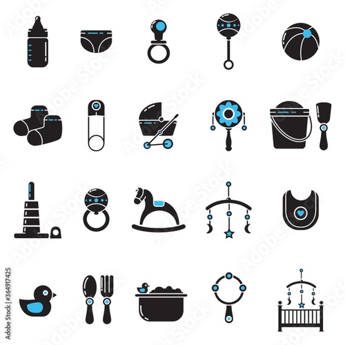 baby icon set