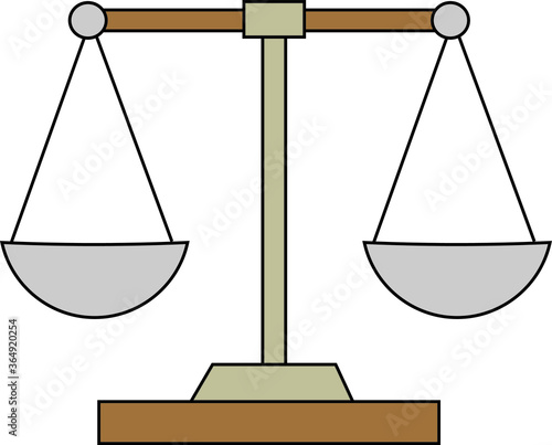Justice sign icon