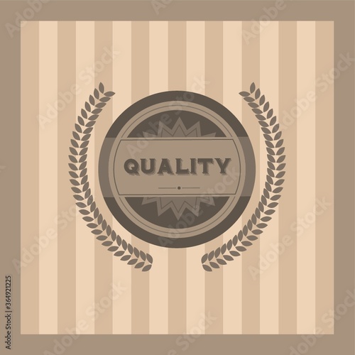 premium quality label