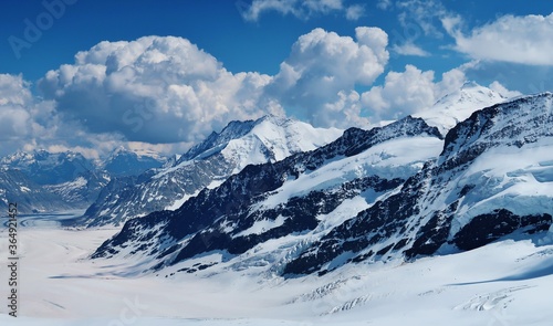 Bergwelt am Jungfraujoch, Berner Oberland, Schweiz