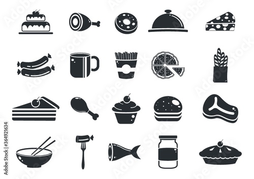 assorted food items