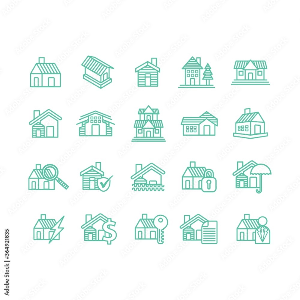 collection of houses