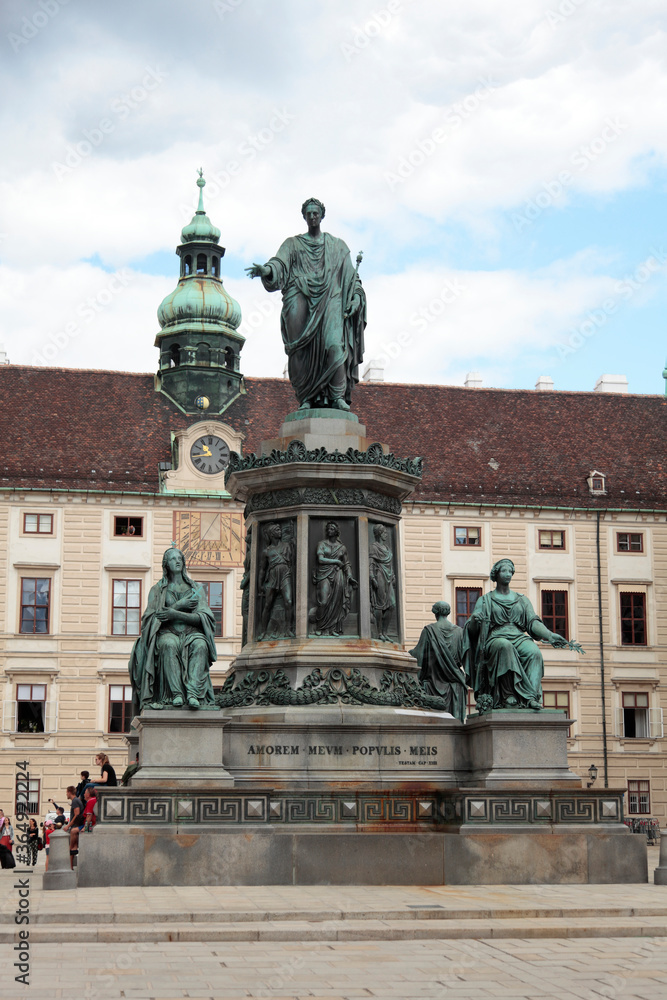 Vienna, Austria, hofburg sissi palace was the residence of Habsburg