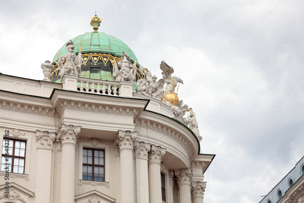 Vienna, Austria, hofburg sissi palace was the residence of Habsburg