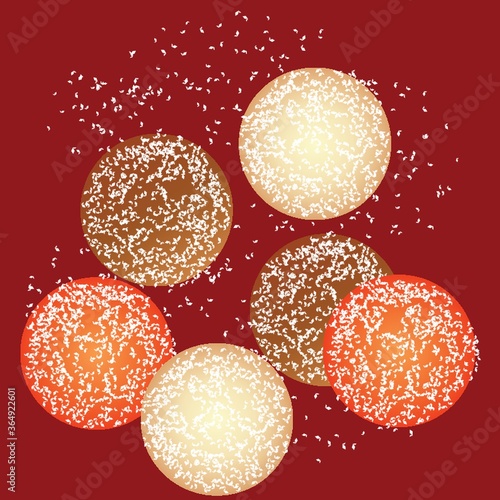 biscuits with sprinkle powder