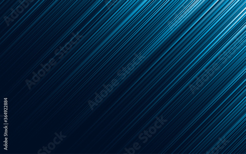 Obraz na plátně Dark blue abstract geometric background, vector illustration.