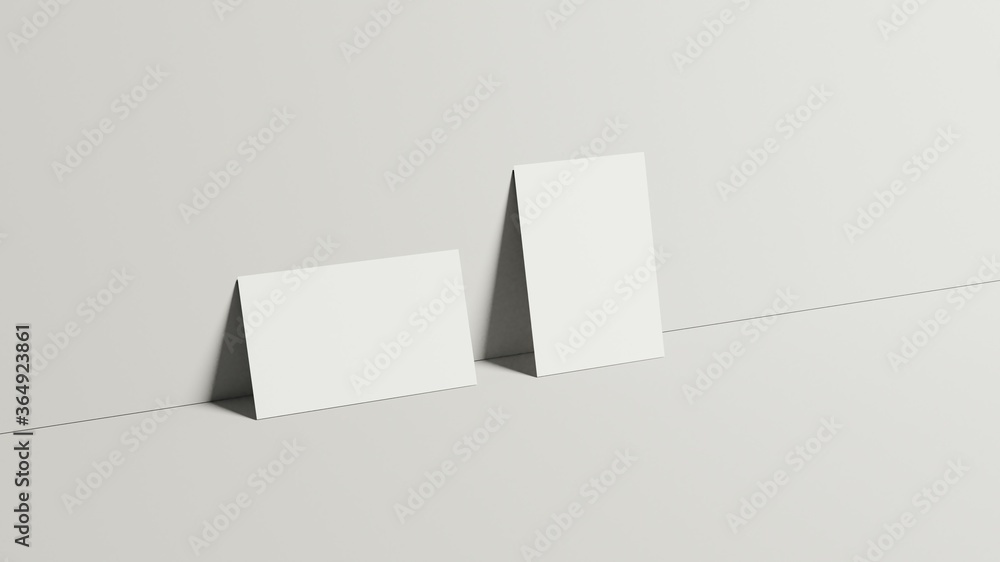Business Cards Mockup Two Cards -3D Illustration-Dimensions(85x 55mm) Business Cards Mockup Two Cards -3D Illustration-Dimensions(85x 55mm)