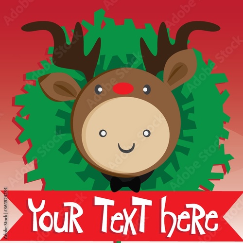boy in reindeer costume
