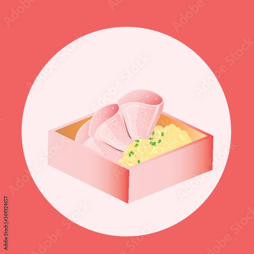 sashimi with rice