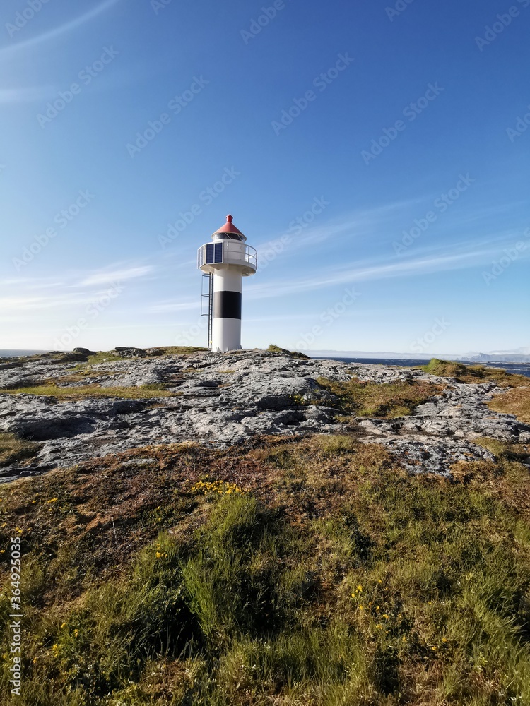 Light House Bukkekjerka Rest Area Nantional Scenic Road Andøya Northern Norway