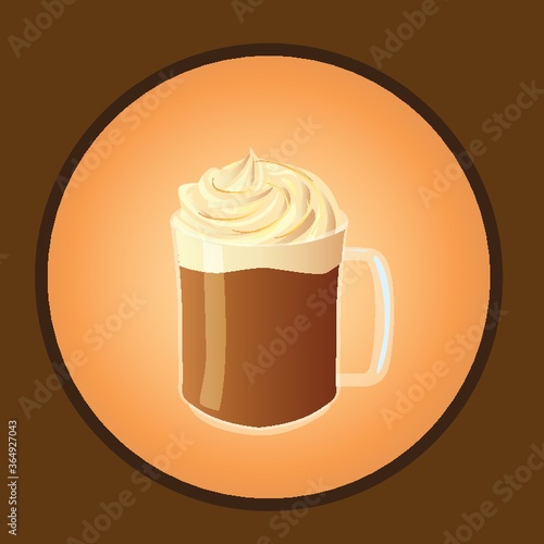 hot chocolate with whipped cream