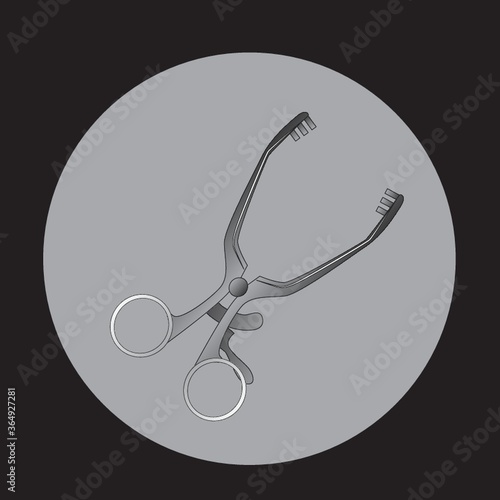 dental towel clamp sterilizing forceps