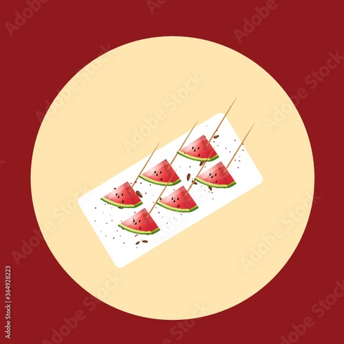 mini watermelon slices