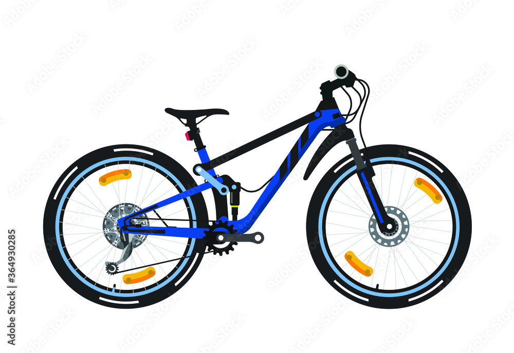 Fototapeta premium Bicycle, bike Vector design