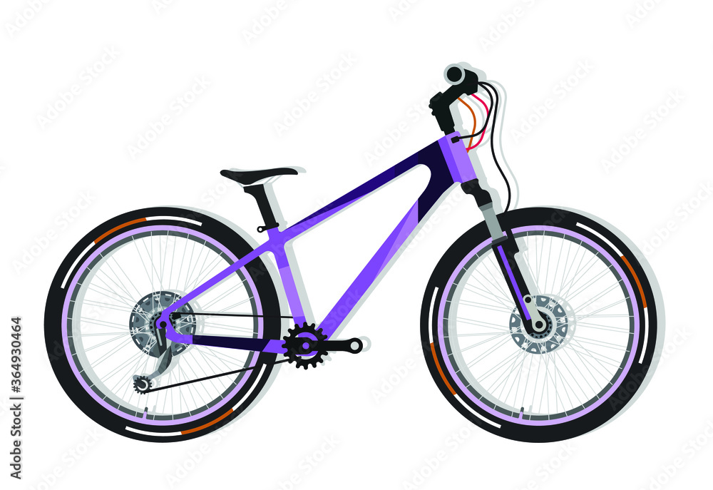 Fototapeta premium Bicycle, bike Vector design