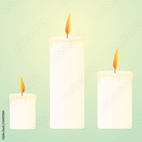 burning candles
