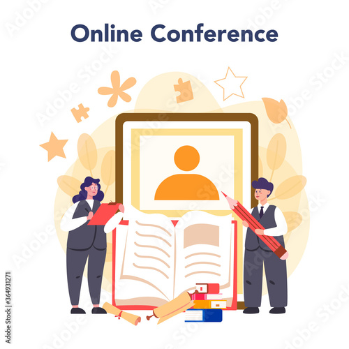 Literary scholar or critic online service or platform. Scientist