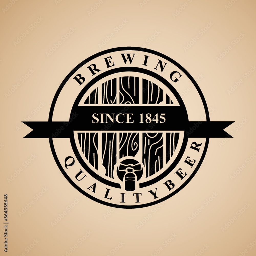 Fototapeta premium beer label