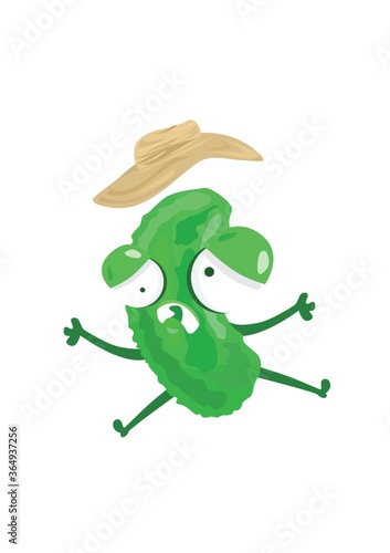 electrocuted bitter gourd