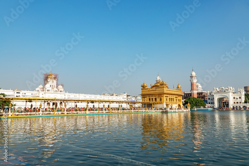 Golden temple in Amristar,Punjab,India photo