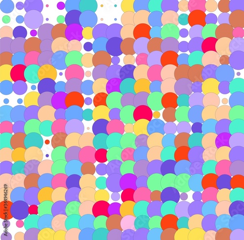 pattern with colorful circles