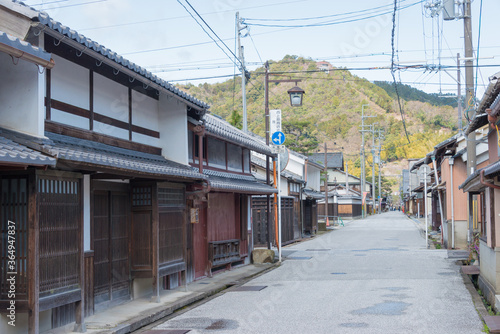 Traditional architectures preservation district in Omihachiman, Shiga, Japan.