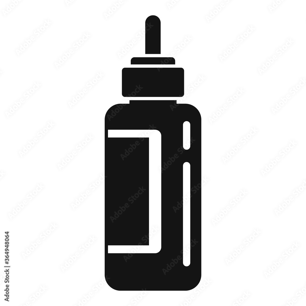Osteopathy dropper icon. Simple illustration of osteopathy dropper vector icon for web design isolated on white background Osteopathy dropper icon. Simple illustration of osteopathy dropper vector icon for web design isolated on white background