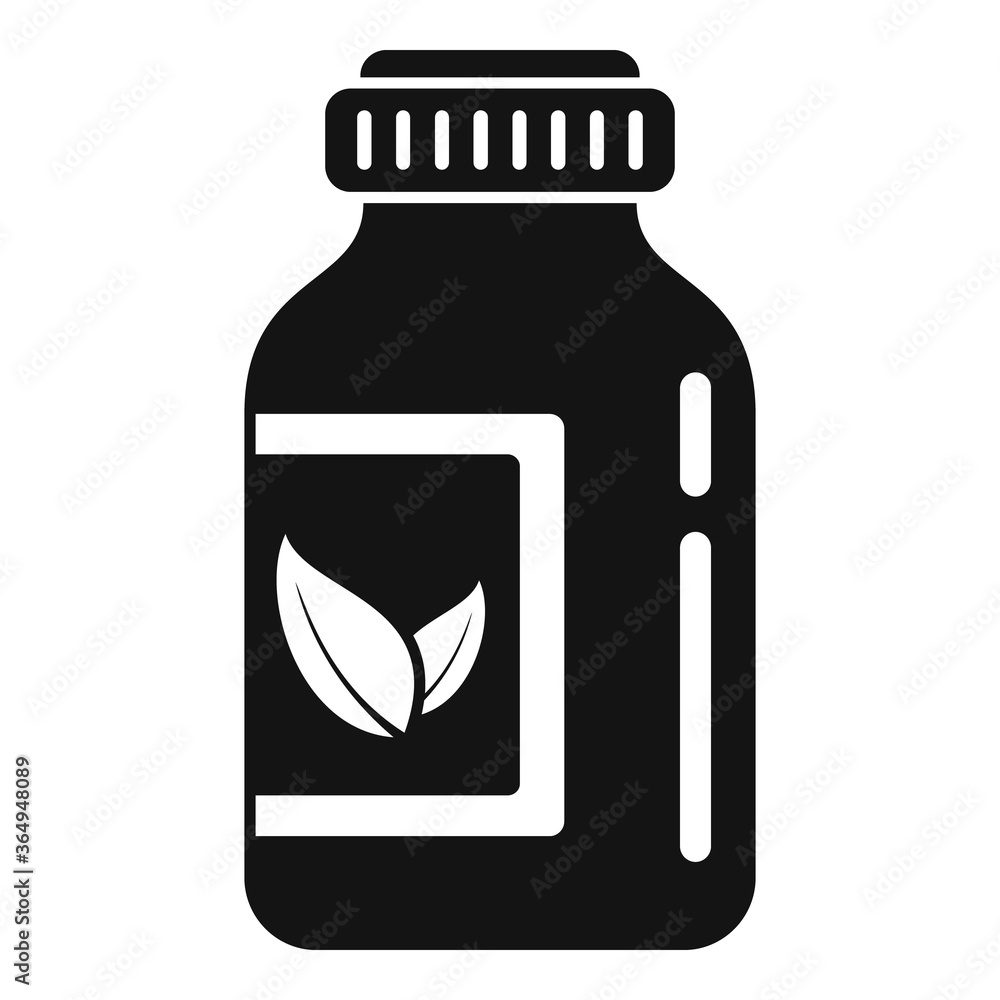 Science medical jar icon. Simple illustration of science medical jar vector icon for web design isolated on white background Science medical jar icon. Simple illustration of science medical jar vector icon for web design isolated on white background