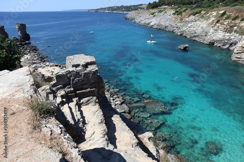 Santa Cesarea Terme - Panorama della baia di Porto Miggiano