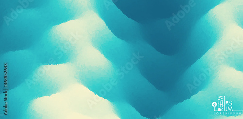 Abstract background with dynamic effect. Creative design with vibrant gradients. 3D vector Illustration.
