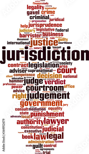 Jurisdiction word cloud