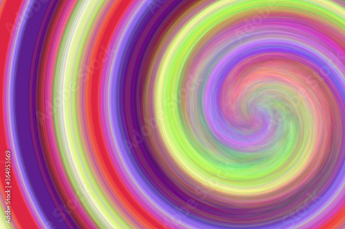 Funnel abstract pattern. Swirl  spiral  multi-colored pattern as a background.