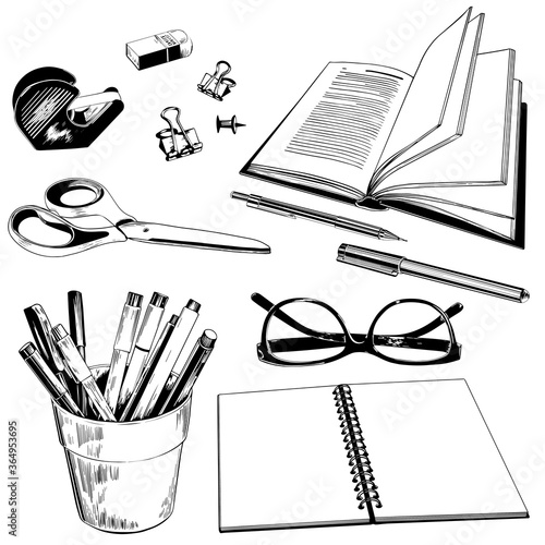 School and office stationery.
