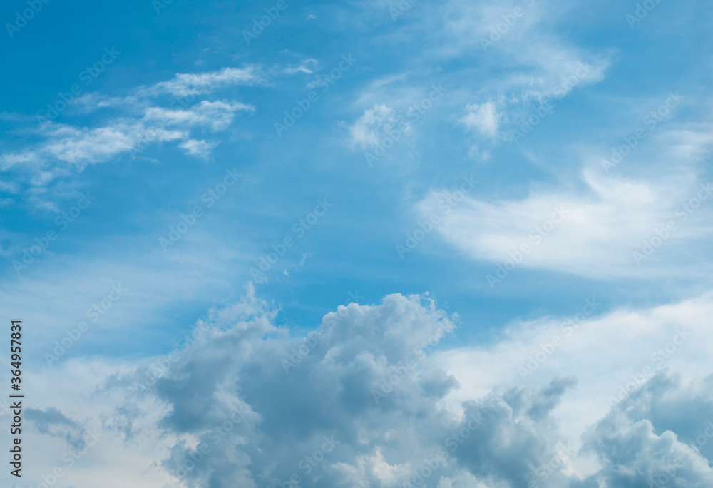 Cloudy blue sky abstract background, blue sky background with tiny clouds Cloudy blue sky abstract background, blue sky background with tiny clouds