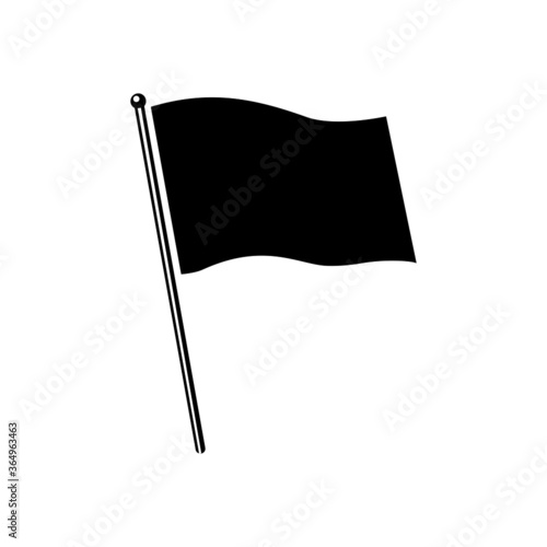 Flag icon isolated on white background. Flag icon in trendy design style