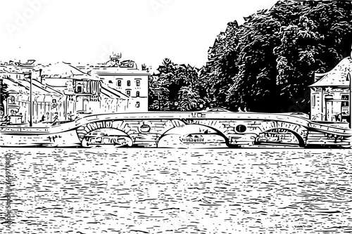 bridge in Saint Petersburg